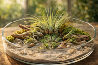 Tillandsien 20er Mix (5 Sorten x4) – Luftpflanzen Set 5–22 cm – Pflegeleicht, ohne Erde – Bromeliengewächs – Deko Pflanzen für Zuhause, Terrarium & Geschenk – plastikfrei verpackt