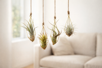 Tillandsien 8er Mix – 8 verschiedene Luftpflanzen (5–22 cm) | Tillandsia Set | Pflegeleicht, ohne Erde | Luftpflanzen Deko für Zuhause, Terrarium & Büro | inkl. Pflegeanleitung