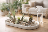 Tillandsien 8er Mix – 8 verschiedene Luftpflanzen (5–22 cm) | Tillandsia Set | Pflegeleicht, ohne Erde | Luftpflanzen Deko für Zuhause, Terrarium & Büro | inkl. Pflegeanleitung