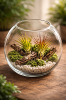 Tillandsia tricolor M (ca. 15 cm) – Exotische Luftpflanze ohne Erde – Pflegeleicht & dekorativ – Air Plant für Zuhause, Terrarium & Geschenk – inkl. Pflegeanleitung – plastikfrei verpackt