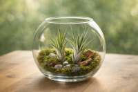 Tillandsia fasciculata M (ca. 13 cm) – große Luftpflanze ohne Erde – pflegeleicht & exotisch – Air Plant für Deko, Terrarium & Geschenk – OmniPlants