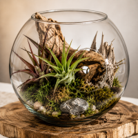 Tillandsia brachycaulos abdita XL, ca. 15 cm hoch