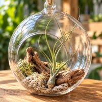 Tillandsia butzii ca. 18 cm, filigrane Luftpflanze, ohne Erde