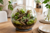 Neoregelia atlantis Bromelie ungetopft 11 cm – tropische Zimmerpflanze & Terrarienpflanze für Feuchtraumterrarium